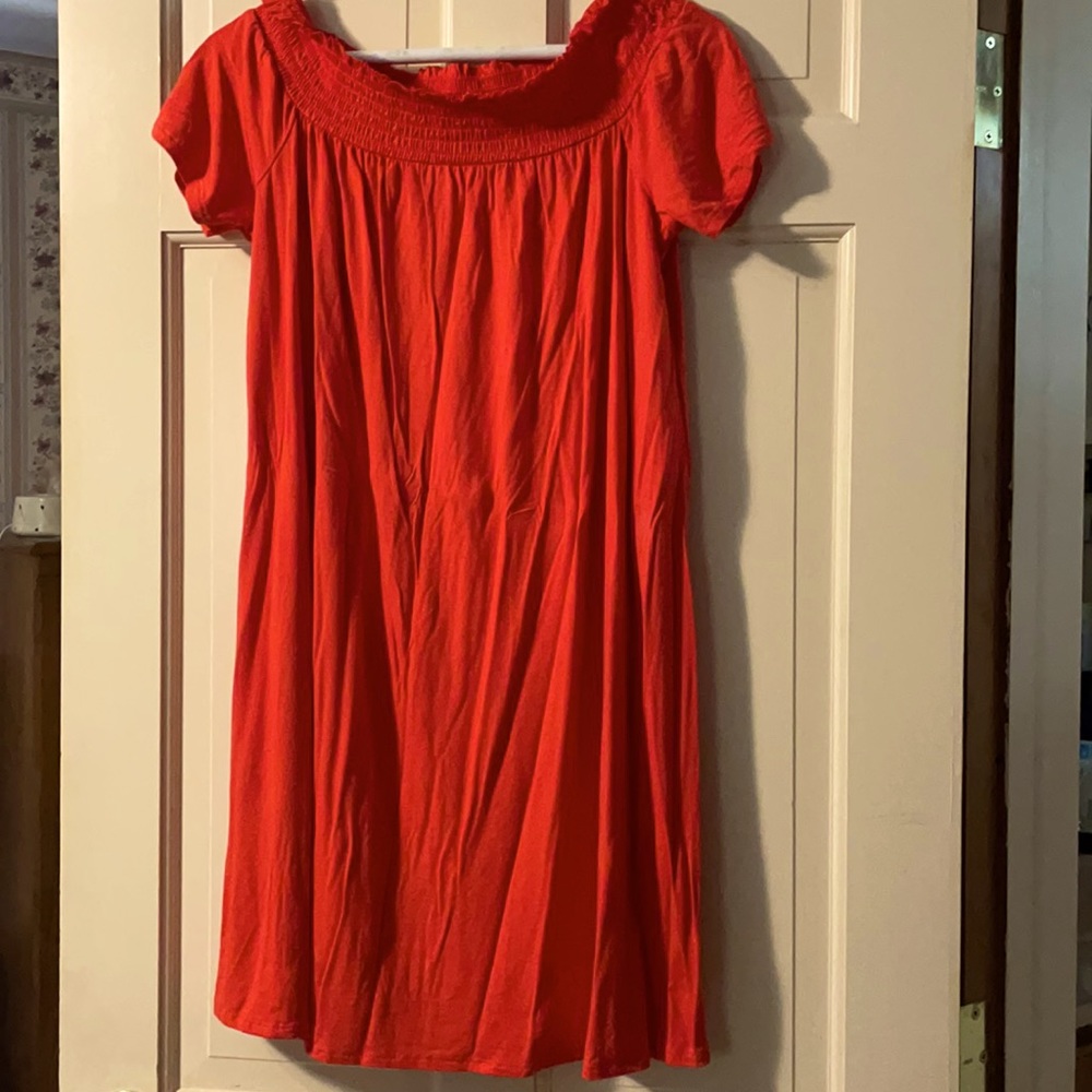 Red dress